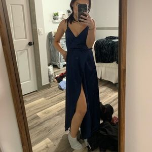Showpo blue maxi dress